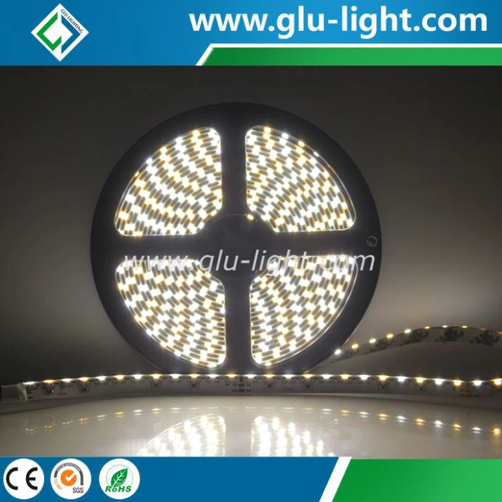 Harga Pabrik Cina OEM WW/W Bi-warna CCT Strip Lampu Led Tampilan Samping 3014 yang Dapat Disesuaikan Dengan 120 Leds/m