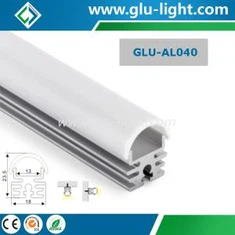 Profil Led Aluminium 30 Derajat Dengan Heat Sink Untuk Lampu Strip Led Daya Tinggi